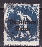 [Postage Stamps from Bayern Overprinted "Deutsches Reich", タイプ AF3]