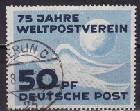 [The 75th Anniversary of the Universal Postal Union, type A]