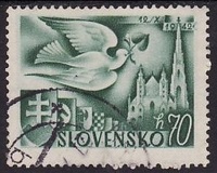 [European Postal Congress - Peace Dove & St. Stephen's Cathedral, tip AL1]