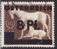 [German Empire Postage Stamps Overprinted "ÖSTEREICH" & Surcharged, tip HQ]