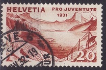 [Pro Juventute - Landscapes - Alexander Vinet, type JJ]