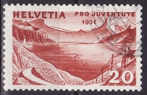 [Pro Juventute - Landscapes - Alexander Vinet, type JJ]
