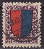 [Pro Juventute 1920 - Coats of Arms of Cantons (Valid from 1-12-1920 to 30-4-1921), type AU]