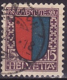 [Pro Juventute 1920 - Coats of Arms of Cantons (Valid from 1-12-1920 to 30-4-1921), type AU]