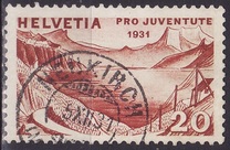 [Pro Juventute - Landscapes - Alexander Vinet, type JJ]
