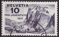 [Pro Juventute - Landscapes - Alexander Vinet, type JI]