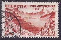 [Pro Juventute - Landscapes - Alexander Vinet, type JJ]