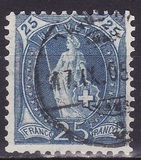[Definitive 1899-1903 - Standing Helvetia - White Paper, type M7]