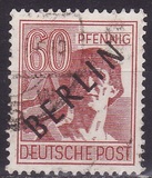 [BERLIN in Black Overprint on "Allied Occupation Zone" Stamps, type A13]