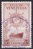 [Airmail - The 1st Anniversary of Greater Colombia Merchant Marine - Freighter "Republica de Venezuela", type SC]
