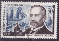 [The 100th Anniversary of the Birth of Dr. Albert Calmette, Bacteriologist, 1863-1933, type DB]