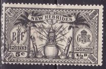 [Weapons and Totem Poles - British-French Joint Issue, type K]