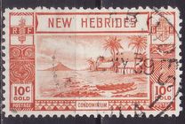 [Local Landscape Inscribed "NEW HEBRIDES", type M1]
