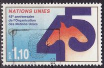 [The 45th Anniversary of UN, type FF]