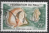 [Pesci - Tipografia: Atelier de Fabrication des Timbres-Poste, Paris, Scrivi J]