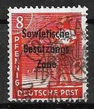 [Joint Allied Occupation Zones Stamps Overprinted "Sowjetische Besatzungs Zone", type B2]