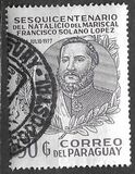 [Airmail - The 150th Anniversary of the Birth of Marshal Francisco Solano Lopez, 1827-1870, type BRP1]