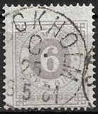 [Numerals in Circle - Different Perforation, type F14]