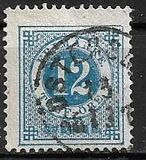[Numerals in Circle - Different Perforation, type F16]