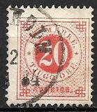 [Numerals in Circle - Different Perforation, type F17]