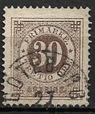 [Numerals in Circle - Different Perforation, type F19]