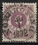 [Numerals in Circle - Blue Coach Horn on Back, type F25]