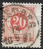 [Numerals in Circle - Blue Coach Horn on Back, type F27]
