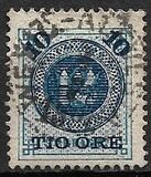 [Numerals in Circle Stamps of 1877-1878 Overprinted with Tree Crowns and Surcharged, Tip I]
