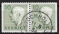 [King Gustaf VI Adolf of Sweden - Without Imprint, type DB]