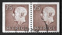 [King Gustaf VI Adolf of Sweden - New Values, type FA13]