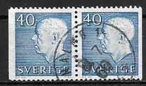 [King Gustaf VI Adolf & Three Crowns - New Colors, type FA24]