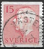 [King Gustaf VI Adolf of Sweden - New Engravement with Imprint, type EE1]