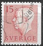 [King Gustaf VI Adolf of Sweden - New Engravement with Imprint, type EE1]
