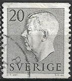 [King Gustaf VI Adolf of Sweden  - New Engravement with Imprint, tegund EE11]