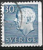 [King Gustaf VI Adolf of Sweden - White Numerals, with Imprint, ประเภท FA6]