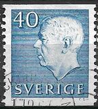 [King Gustaf VI Adolf & Three Crowns - New Colors, type FA24]