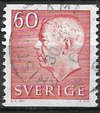 [King Gustaf VI Adolf & Three Crowns - New Colors, type FA31]