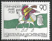 [The 500th Anniversary of Post in Europe, type AIW]