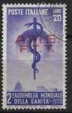 [The 2nd World Health Congress - Rome - Italy Postage Stamp Overprinted "A.M.G.F.T.T.", type P]
