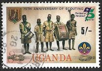 [The 75th Anniversary of Boy Scout Movement, tip GO]