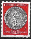 [The 300th Anniversary of Leopold Franzens University in Innsbruck, type AGL]