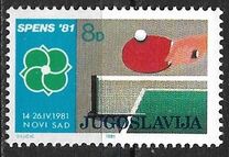 [World Table Tennis Championships SPENS `81, Novi Sad, տեսակ BVU]