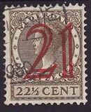 [Queen Wilhelmina - No. 186 Surcharged, වර්ගය BS]