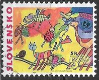 [Children Postage Stamp - UNICEF, tip KB]