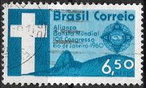 [Airmail - The 10th Anniversary of the Baptist World Alliance Congress, Rio de Janeiro, type AJP]