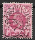 [King Edward VII - Inscription "POSTAGE - REVENUE", نوع AE1]