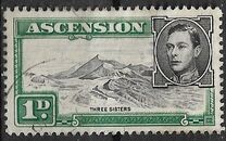 [King George VI and Views of Ascension, タイプ F1]