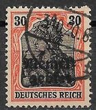 [German Empire Postage Stamps Overprinted "Memelgebiet", タイプ A4]