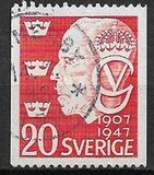 [The 40th Anniversary of the Reign of Gustav V, тып CU3]