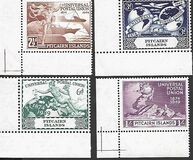 [The 75th Anniversary of U.P.U., tegund O]